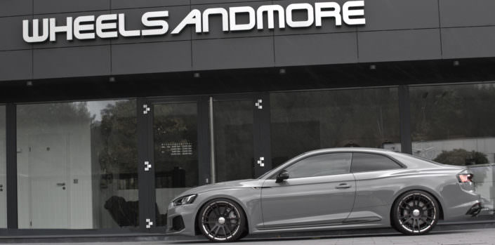 extreme tuning audi rs5 with 3-part wheels