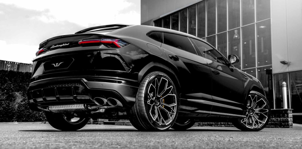 Lamborghini Urus tuning with wheels and exhaust ...