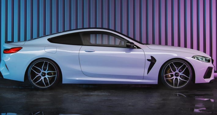 BMW M8 Competition Underdock UD1 wheels (Sideview)