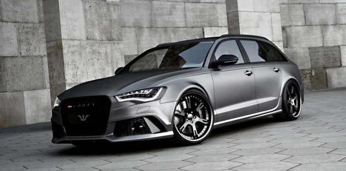 audi rs6 with 21 inch 6sporz wheels in matte black
