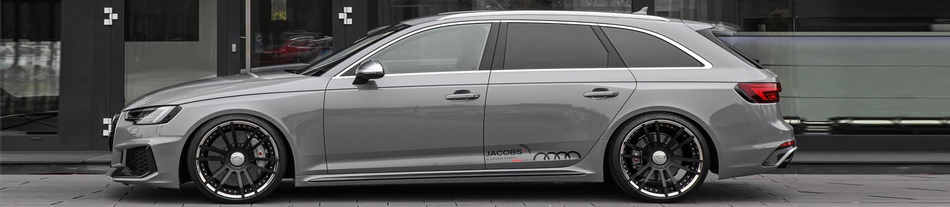 side view rs4 b9 with 20 icnh wheels