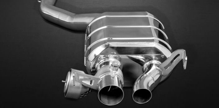 valve flap exhaust stainlees steel bentley polished