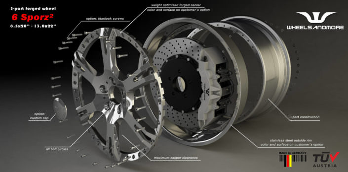 deep rim wheel mc laren 570