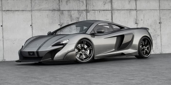 black 20 / 21 inch 6sporz wheels on grey mclaren 675lt